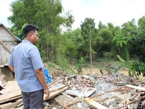 Curhat Warga Mlangsen Blora yang Rumahnya Tergerus Erosi Sungai