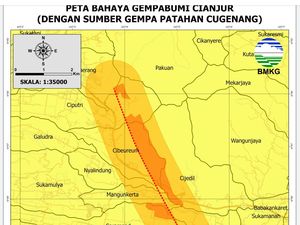BMKG: Zona Bahaya Sesar Cugenang Cianjur Jadi 2,63 Kilometer BMKG: Zona Bahaya Sesar Cugenang Cianjur Jadi 2,63 Kilometer