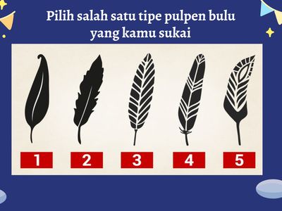 Membaca Karakteristik Diri Lewat Pulpen Bulu, Lihat Hasilnya di Sini