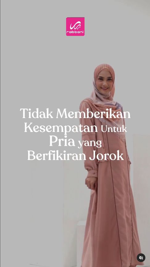 Konten Instagram brand hijab dan busana muslim, Rabbani kembali menjadi kontroversi di media sosial.