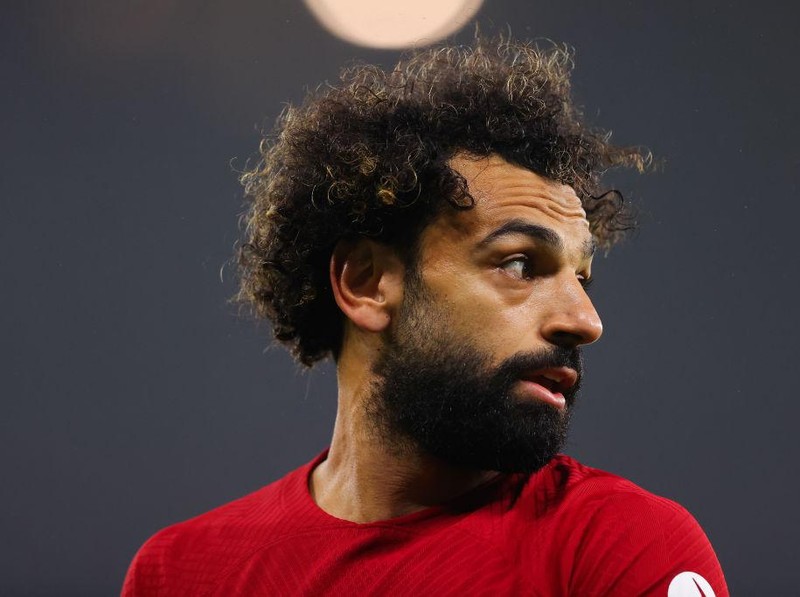 LONDON, ENGLAND - NOVEMBER 06:  Mohamed Salah of Liverpool during the Premier League match between Tottenham Hotspur and Liverpool FC at Tottenham Hotspur Stadium on November 6, 2022 in London, United Kingdom. (Photo by Marc Atkins/Getty Images)