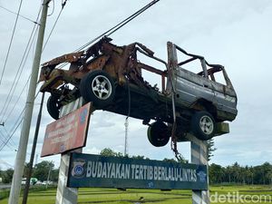 Cerita Sopir Ambulans Nyaris Celaka di Monumen Mobil Kijang Kulon Progo