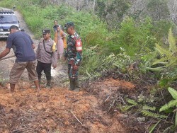 Tertimbun Longsor, Akses Jalan dari Tapsel ke Taput Terputus