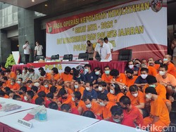 Polda Metro Bekuk 168 Bandit di Akhir 2022, Terbanyak Pelaku Curanmor