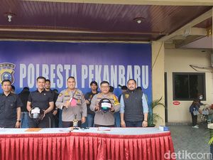 Pukul Pemotor, 12 Remaja Terlibat Geng Motor di Pekanbaru Ditangkap