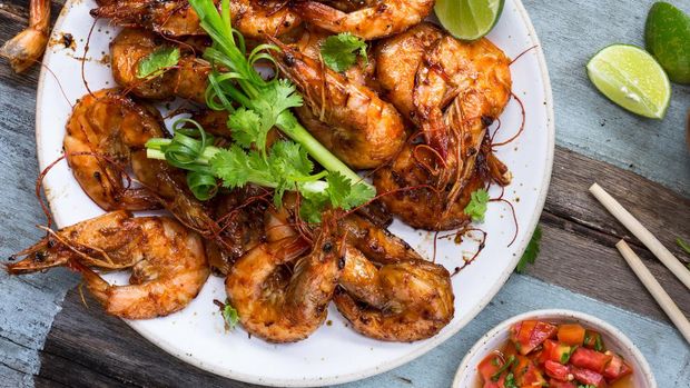 Resep Udang Bakar Bumbu Asam Jawa