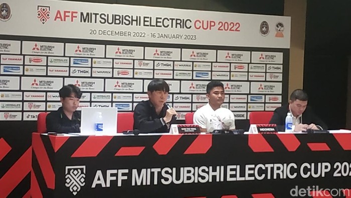 Konpers Shin Tae-yong jelang Piala AFF 2022 lawan Thailand.
