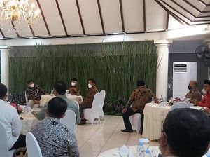 Maruf Amin Ngobrol Bareng Forum Pemred, Ini yang Dibahas