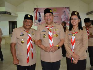 Bupati Dairi Resmi Dilantik Jadi Ketua Mabicab Gerakan Pramuka