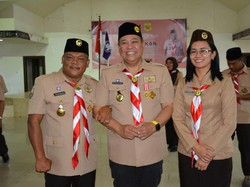 Bupati Dairi Resmi Dilantik Jadi Ketua Mabicab Gerakan Pramuka
