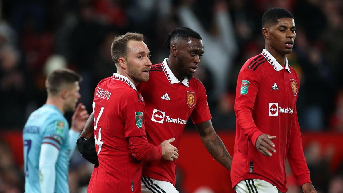 Link live streaming Wolverhampton vs Man United lihat informasinya di sini. (Foto: Getty Images/Lewis Storey)