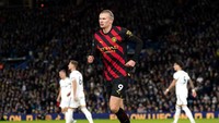 1. Erling Haaland butuh 14 laga untuk mencetak 20 gol Premier League. Foto: PA Images via Getty Images/Tim Goode - PA Images