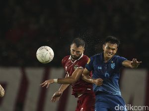 Indonesia Ditahan Imbang 10 Pemain Thailand