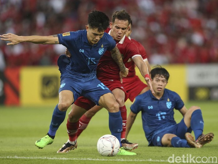 Indonesia vs Thailand di Piala AFF 2022.