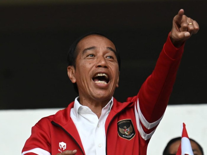 Jokowi Tonton Timnas Indonesia Vs Thailand