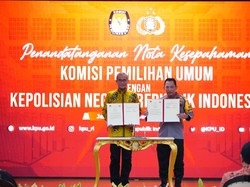 Kapolri Teken MoU dengan KPU: Jaga Persatuan di Pemilu 2024 Syarat Mutlak