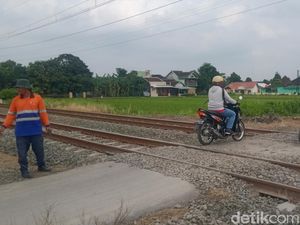 7 Perlintasan KA Tanpa Palang di Klaten Akan Dijaga Linmas saat Tahun Baru