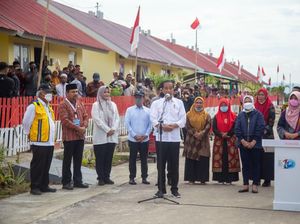 Jokowi Resmikan 292 Hunian Tetap di NTB untuk Korban Badai Seroja