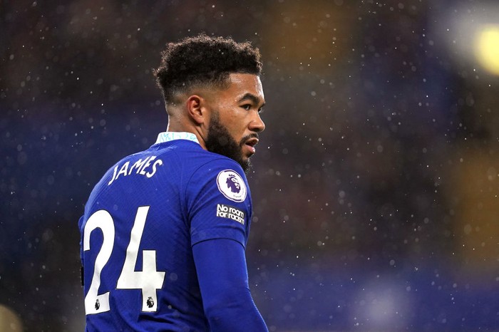 Chelseas Reece James looks on as it rains during the Premier League match at Stamford Bridge, London. Picture date: Tuesday December 27, 2022. (Photo by John Walton/PA Images via Getty Images)