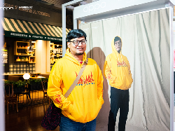 Rimbawan Gerilya, Visual Artist yang Satukan Beberapa Seni Jadi Karya