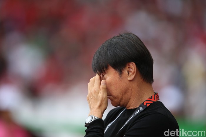Shin Tae-yong belum menang melawan Thailand.