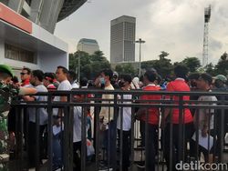 Antusiasme Suporter Timnas Indonesia di GBK Jelang Laga Kontra Thailand