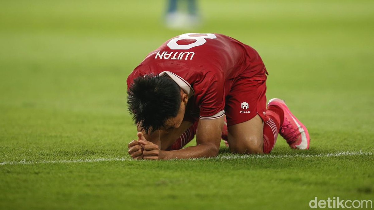 Witan Sulaeman menyia-nyiakan peluang di laga Indonesia vs Thailand. (Foto: Rifkianto Nugroho/detikcom)