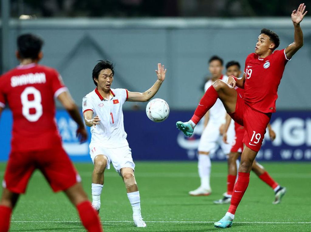 Hasil Piala AFF 2022: Vietnam Tertahan di Kandang Singapura