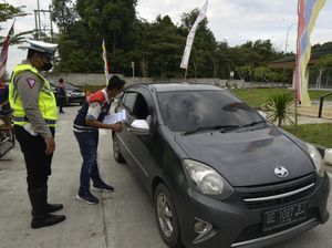 Petugas Gabungan Gelar Operasi Mengantuk di Tol Trans Sumatera