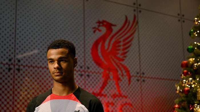KIRKBY, ENGLAND - DECEMBER 28: (THE SUN OUT, THE SUN ON SUNDAY OUT) Cody Gakpo new signing for Liverpool at AXA Training Centre on December 28, 2022 in Kirkby, England. (Photo by Andrew Powell/Liverpool FC via Getty Images)