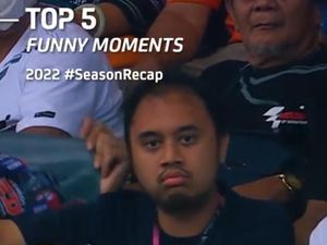 5 Momen Kocak MotoGP 2022, Ada Jogetan Fans Quartararo di Tribun Mandalika 5 Momen Kocak MotoGP 2022, Ada Jogetan Fans Quartararo di Tribun Mandalika