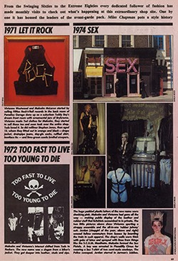 Foto: blog.viviennewestwood.com Nama label rintisan Vivienne Westwood dan Malcolm McLaren yang berubah/