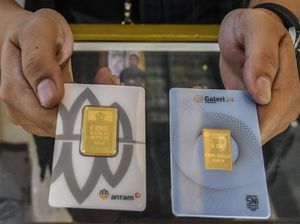 Harga Emas Antam Hari Naik Tipis, Stabil di Level Sejuta