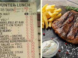 Restoran Pamer Menu Tahun 1972, Steak Harganya Cuma Rp 8.400!