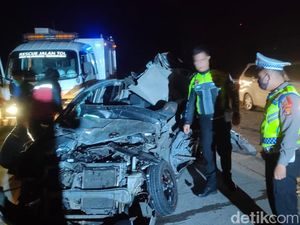 Kecelakaan Maut di Tol Lampung, 1 Polisi Tewas Kecelakaan Maut di Tol Lampung, 1 Polisi Tewas