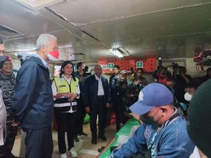 Muhadjir dan Ganjar ke Pelabuhan Tanjung Emas, Cek Kesiapan Malam Tahun Baru