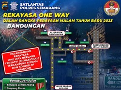 Arus Lalin Arah Bandungan Jadi Satu Arah saat Malam Tahun Baru 2023