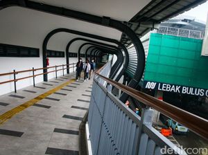 Skywalk Lebak Bulus Sudah Bisa Dilewati Lho, Ini Penampakannya