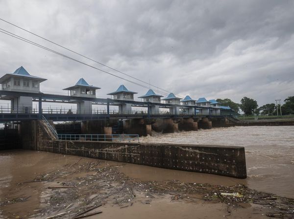 Waspada, Luapan Sungai Ciujung Masuk Status Siaga 2