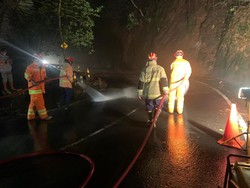 Jalur Payung 2 Kota Batu Sempat Tertutup Longsor dan Sudah Kembali Normal