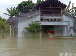 Banjir Pati Kian Meluas, Puluhan Desa di 10 Kecamatan Tergenang