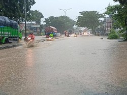 Banjir Wonosari Semarang Capai Leher Orang Dewasa, Pantura Mangkang Tersendat