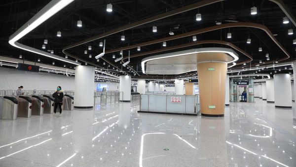 Baru Dibuka, Stasiun Kereta Bawah tanah di Xian China Sepi Penumpang