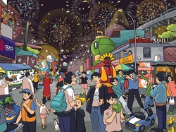 Poster Tahun Baru Jokowi: Gandeng Nahyan hingga Im Not Father-Aku Gak Papa