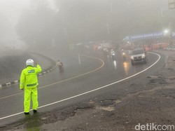 Kawasan Puncak Sepi Jelang Malam Tahun Baru 2023