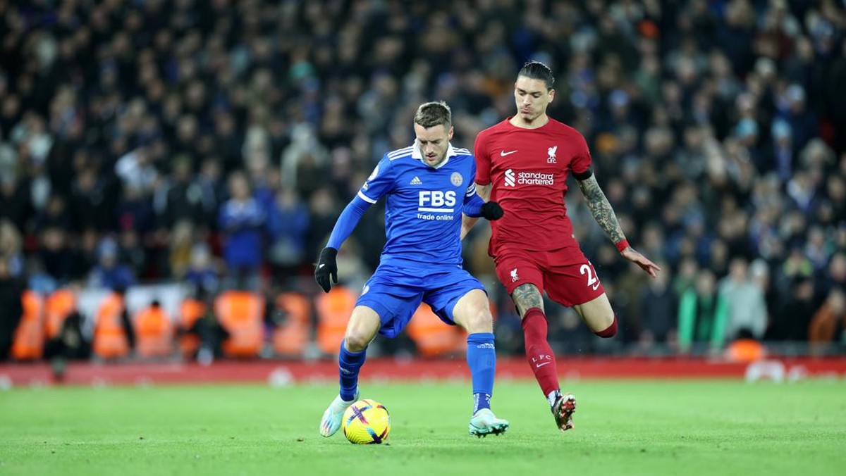 Darwin Nunez diyakini akan segera onfire. (Foto: Leicester City FC via Getty Imag/Plumb Images)