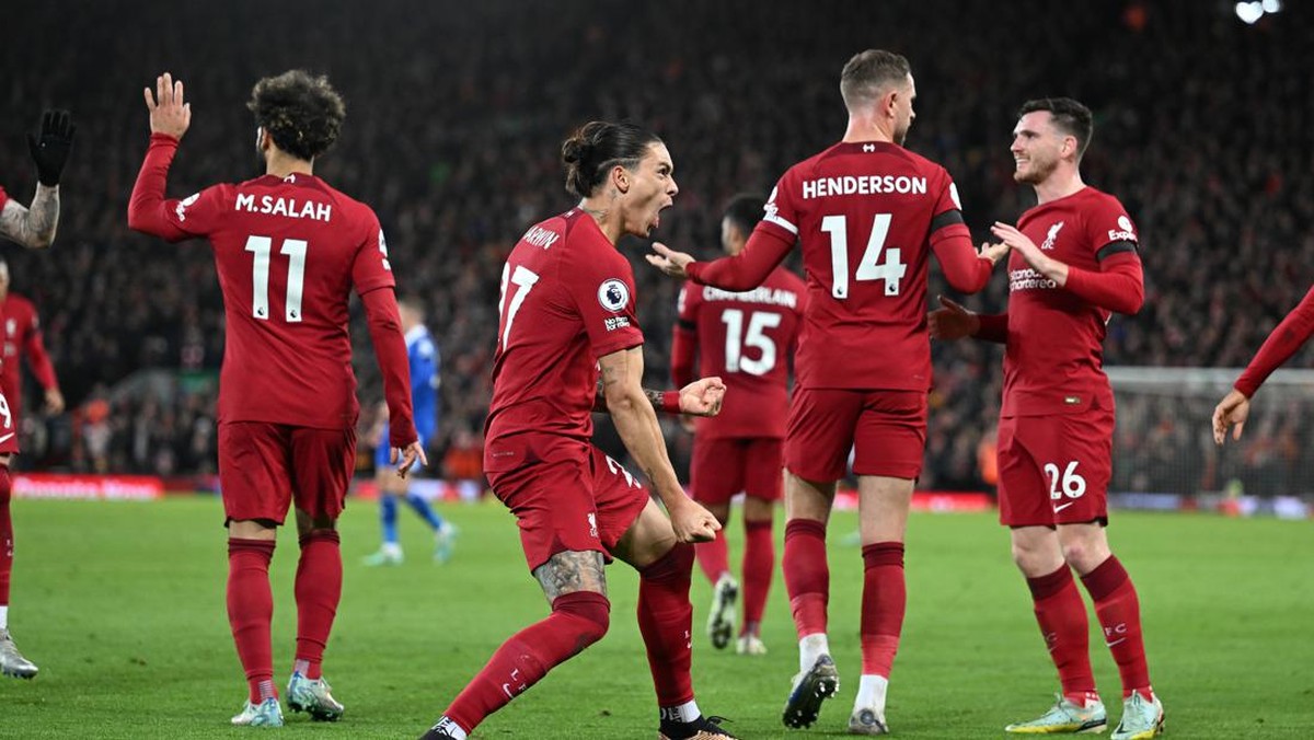 Liverpool mengalahkan Leicester City 2-1. (Foto: Liverpool FC via Getty Images/Andrew Powell)