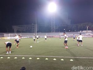 Timnas Indonesia Geber Latihan di Malam Tahun Baru