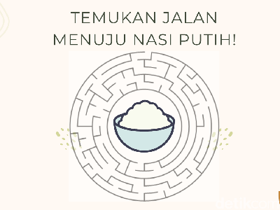Tes Mata dan Perut, Temukan Jalan Terdekat Menuju Nasi Putih!