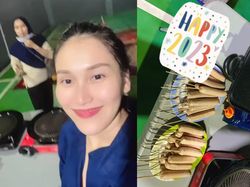 Seru! Ayu Ting Ting BBQ Saikoro hingga Ayam Kampung di Malam Tahun Baru